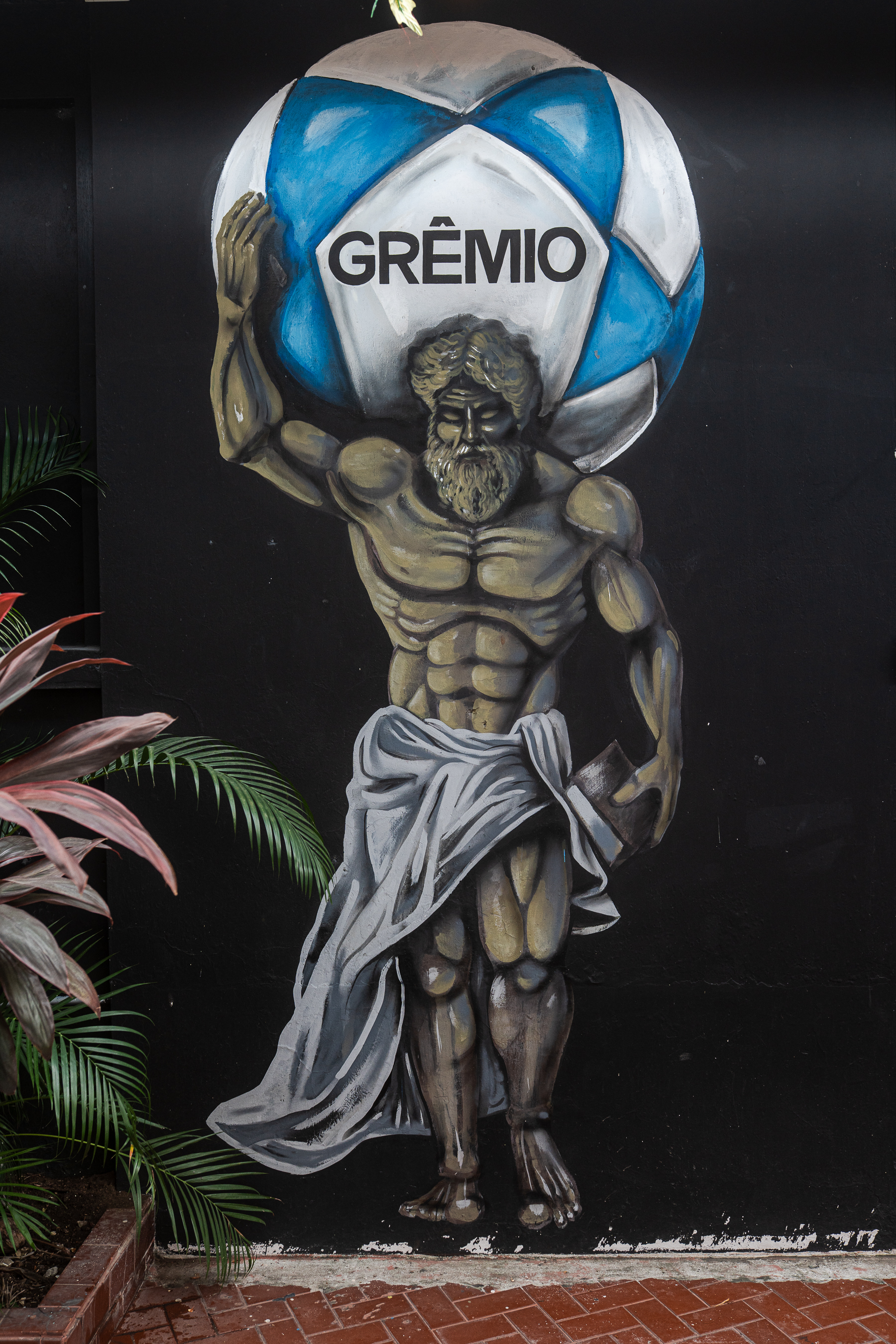 Mural exterior Grêmio La Gurizada